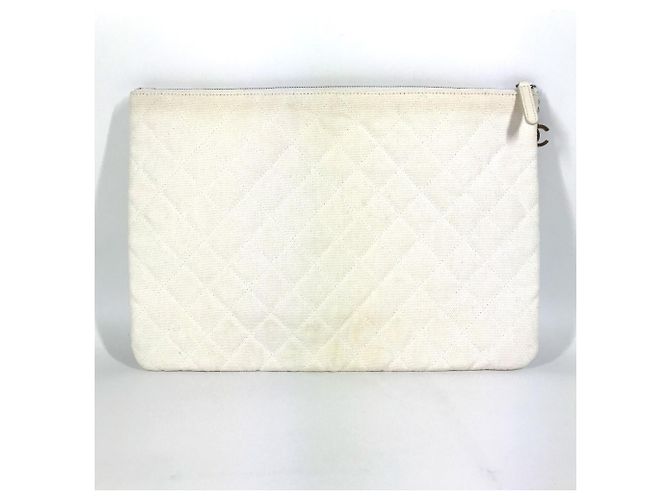 Borsa Pouch Logo Coco Chanel Rosa Bianco Blu - vista 2