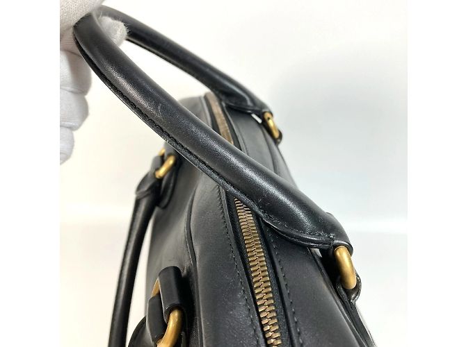 Borsa Boston in pelle nera Gucci Nero - vista 10