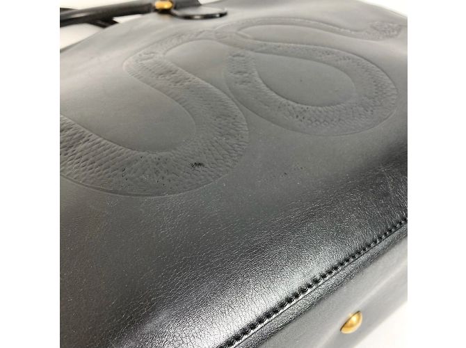 Borsa Boston in pelle nera Gucci Nero - vista 7