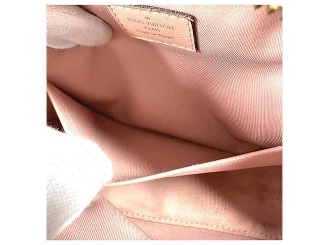 Borsa Santonge Monogram Louis Vuitton Marrone Rosa - vista 10