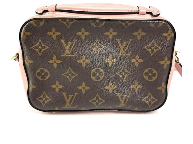 Borsa Santonge Monogram Louis Vuitton Marrone Rosa - vista 2