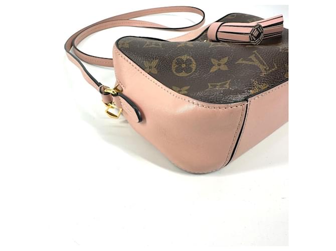 Borsa Santonge Monogram Louis Vuitton Marrone Rosa - vista 5
