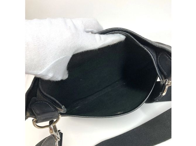 Hermès Borsa Evelyn 2 PM con logo perforato Hermes Nero - vista 10