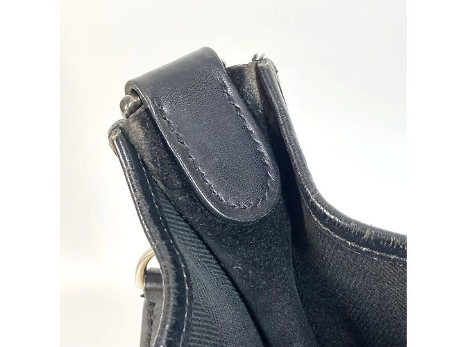 Hermès Borsa Evelyn 2 PM con logo perforato Hermes Nero - vista 12