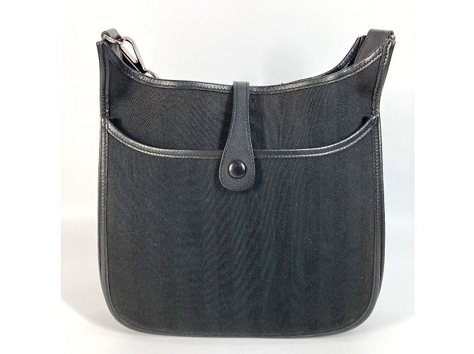 Hermès Borsa Evelyn 2 PM con logo perforato Hermes Nero - vista 2