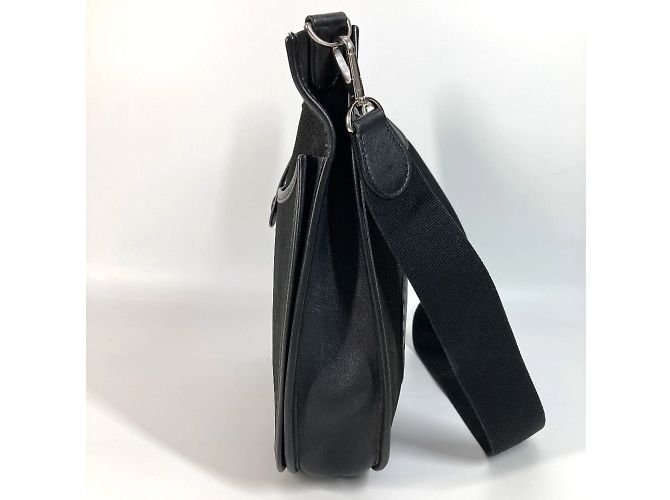 Hermès Borsa Evelyn 2 PM con logo perforato Hermes Nero - vista 3