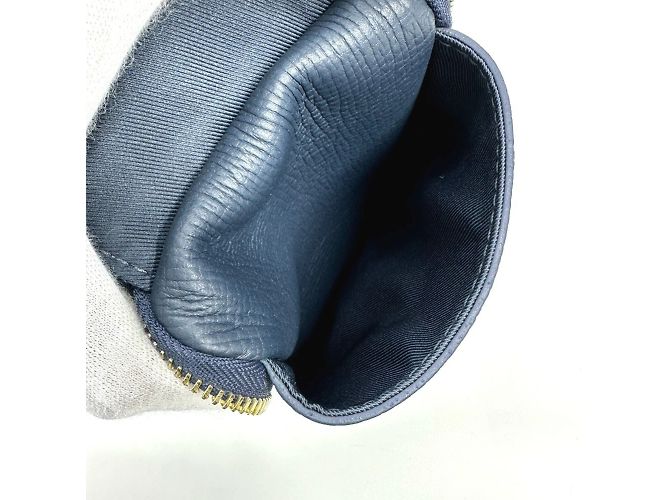 Pochette doppia per telefono in denim Monogram NIGO di Louis Vuitton Blu - vista 13