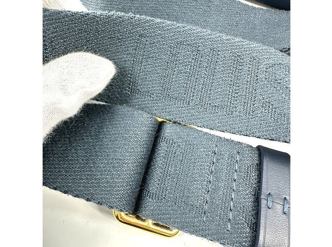 Pochette doppia per telefono in denim Monogram NIGO di Louis Vuitton Blu - vista 8