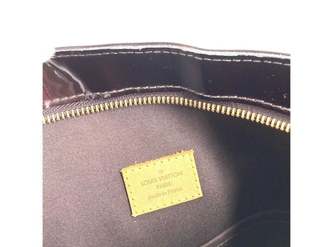 Borsa tote Brentwood in Monogram Vernis Louis Vuitton Bordò Porpora - vista 11