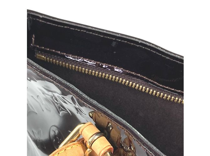 Borsa tote Brentwood in Monogram Vernis Louis Vuitton Bordò Porpora - vista 12