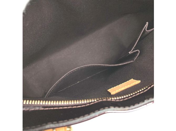 Borsa tote Brentwood in Monogram Vernis Louis Vuitton Bordò Porpora - vista 13
