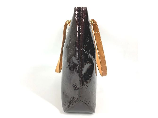 Borsa tote Brentwood in Monogram Vernis Louis Vuitton Bordò Porpora - vista 4