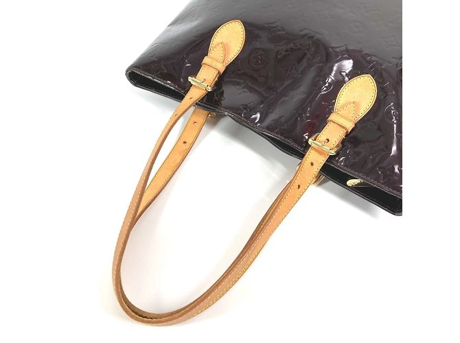 Borsa tote Brentwood in Monogram Vernis Louis Vuitton Bordò Porpora - vista 5