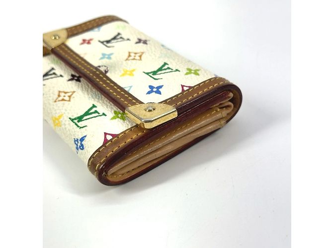 Louis Vuitton Monogram Multicolor Coin Purse White Multiple colors - view 5