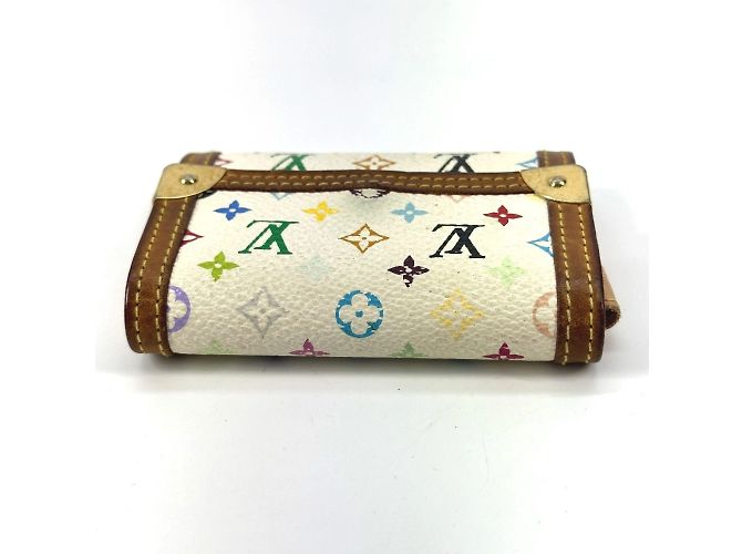 Louis Vuitton Monogram Multicolor Coin Purse White Multiple colors - view 6