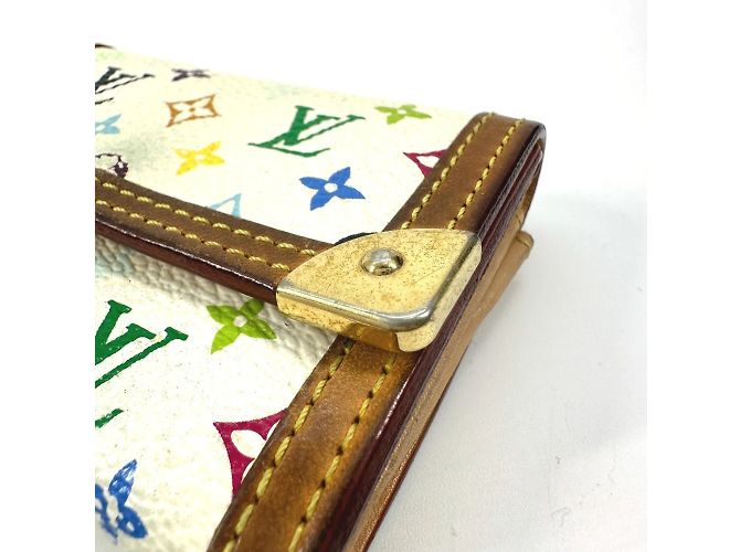 Louis Vuitton Monogram Multicolor Coin Purse White Multiple colors - view 7