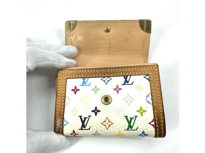 Louis Vuitton Monogram Multicolor Coin Purse White Multiple colors - view 9