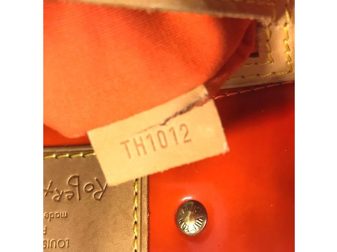 PM Reed Tote Bag aus Monogram Vernis Fluo von Louis Vuitton Orange - Ansicht 12