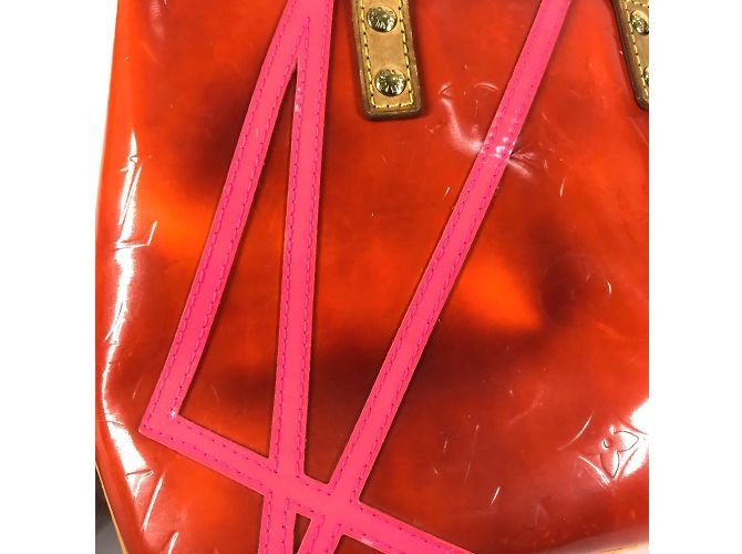 PM Reed Tote Bag aus Monogram Vernis Fluo von Louis Vuitton Orange - Ansicht 16