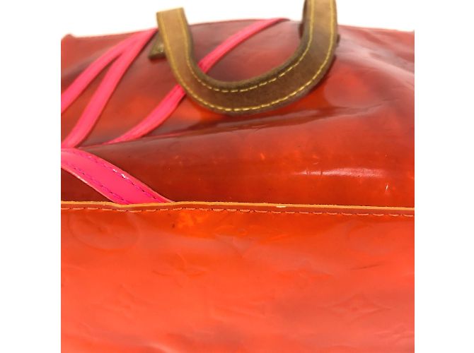 PM Reed Tote Bag aus Monogram Vernis Fluo von Louis Vuitton Orange - Ansicht 17