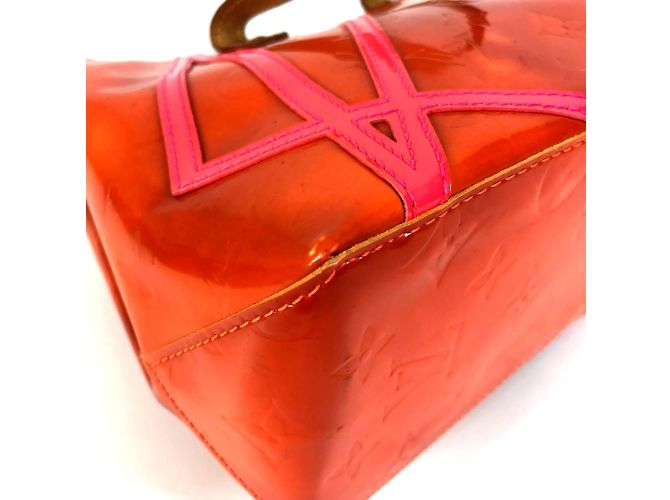 PM Reed Tote Bag aus Monogram Vernis Fluo von Louis Vuitton Orange - Ansicht 8
