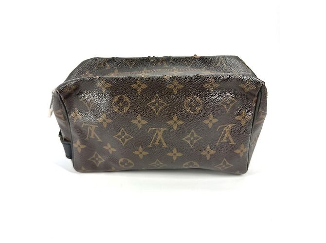 Neceser Truss Monogram Macassar Louis Vuitton Castaño Negro - vista 2