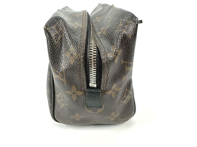 Neceser Truss Monogram Macassar Louis Vuitton Castaño Negro - vista 4