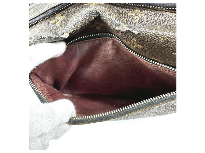 Neceser Truss Monogram Macassar Louis Vuitton Castaño Negro - vista 9