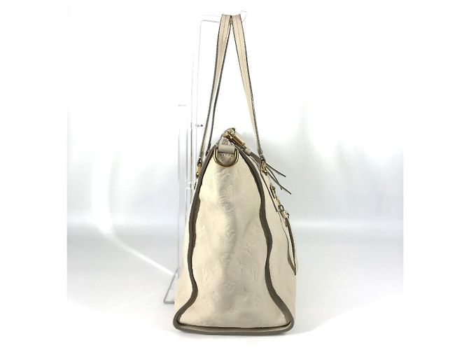 Borsa tote Lumineuse PM in Monogram Empreinte Louis Vuitton Bianco - vista 3