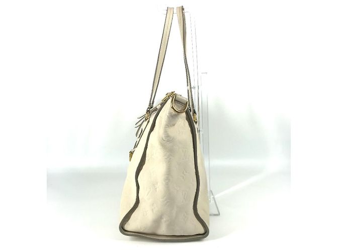 Borsa tote Lumineuse PM in Monogram Empreinte Louis Vuitton Bianco - vista 4