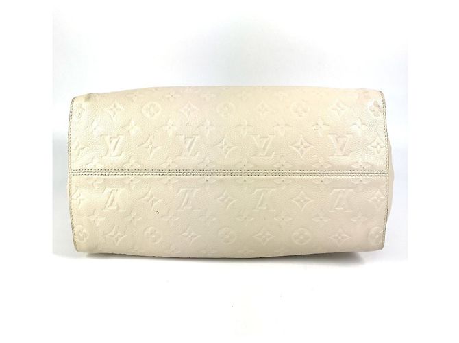 Borsa tote Lumineuse PM in Monogram Empreinte Louis Vuitton Bianco - vista 5