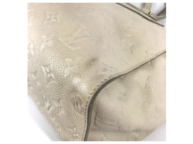 Borsa tote Lumineuse PM in Monogram Empreinte Louis Vuitton Bianco - vista 7