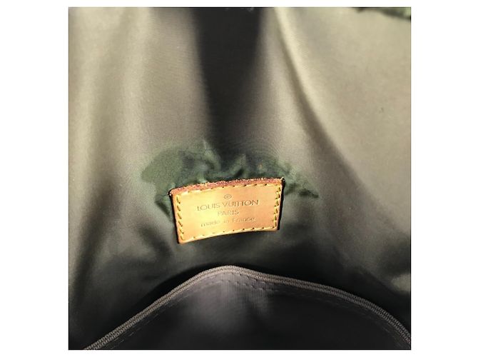 Bolso cruzado Louis Vuitton Monogram Geant Citadan Castaño - vista 7
