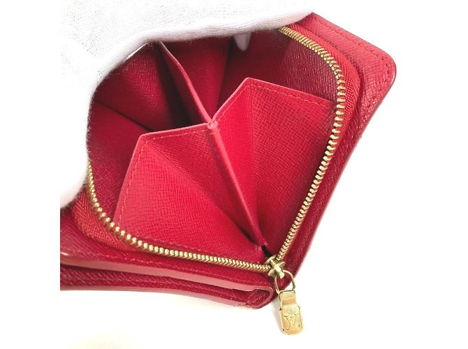 Billetera compacta con cremallera Louis Vuitton Monogram Cereza Takashi Murakami Castaño Roja - vista 12