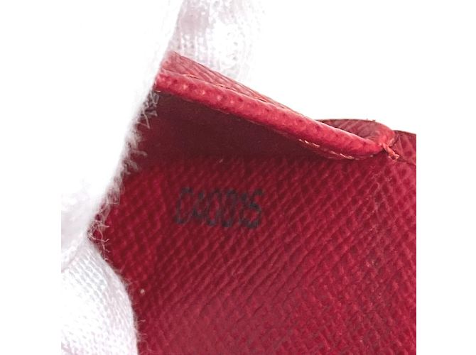 Billetera compacta con cremallera Louis Vuitton Monogram Cereza Takashi Murakami Castaño Roja - vista 14
