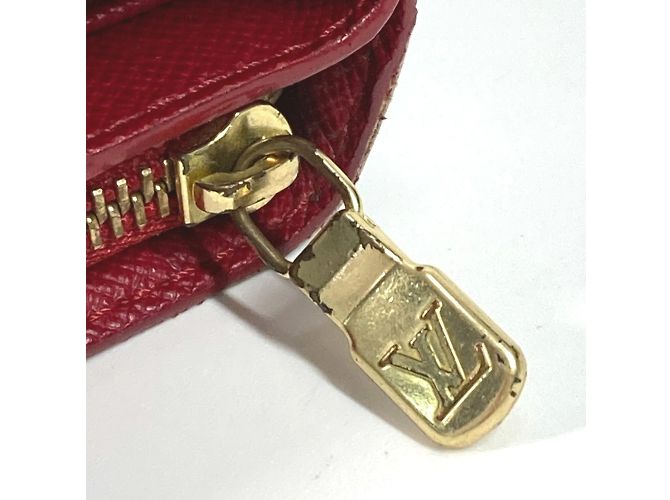 Billetera compacta con cremallera Louis Vuitton Monogram Cereza Takashi Murakami Castaño Roja - vista 15