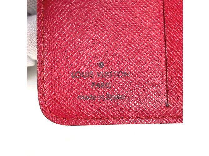Billetera compacta con cremallera Louis Vuitton Monogram Cereza Takashi Murakami Castaño Roja - vista 9