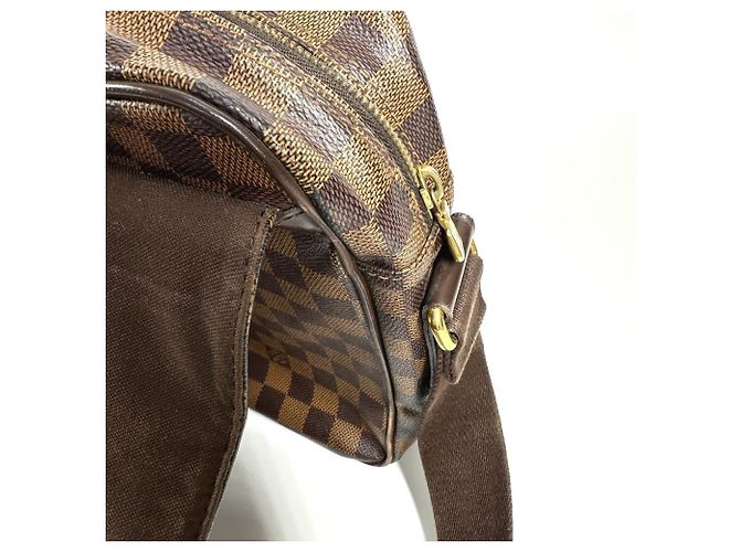Borsa Damier Shelton MM di Louis Vuitton Marrone - vista 15