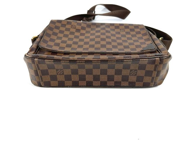 Borsa Damier Shelton MM di Louis Vuitton Marrone - vista 3