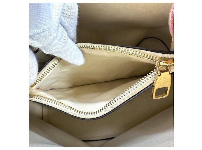 Néonoé Borsa NeoNoe Trunk Estiva Damier Azur di Louis Vuitton Bianco - vista 13