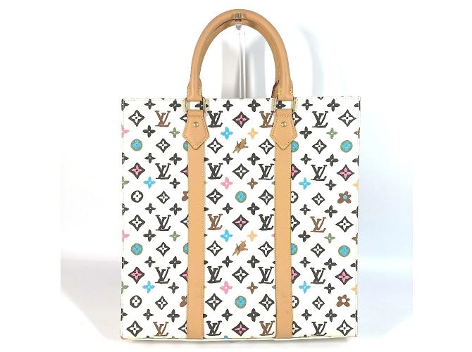 Borsa Tote Sac Plat Monogram Craggy Louis Vuitton Multicolore Beige - vista 2
