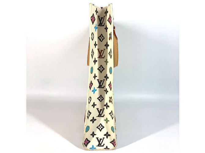 Borsa Tote Sac Plat Monogram Craggy Louis Vuitton Multicolore Beige - vista 3