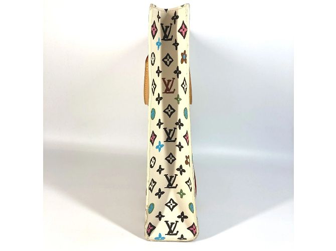Borsa Tote Sac Plat Monogram Craggy Louis Vuitton Multicolore Beige - vista 4