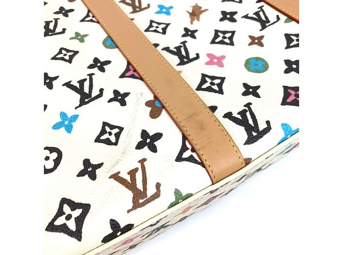 Borsa Tote Sac Plat Monogram Craggy Louis Vuitton Multicolore Beige - vista 7