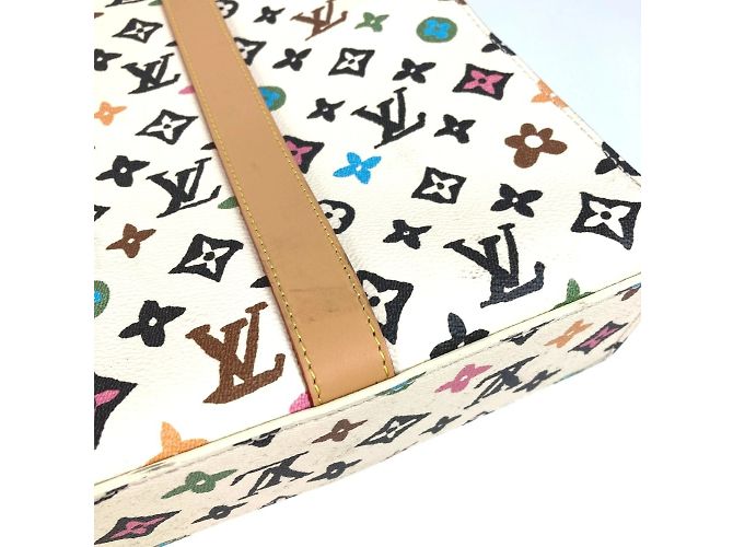 Borsa Tote Sac Plat Monogram Craggy Louis Vuitton Multicolore Beige - vista 8