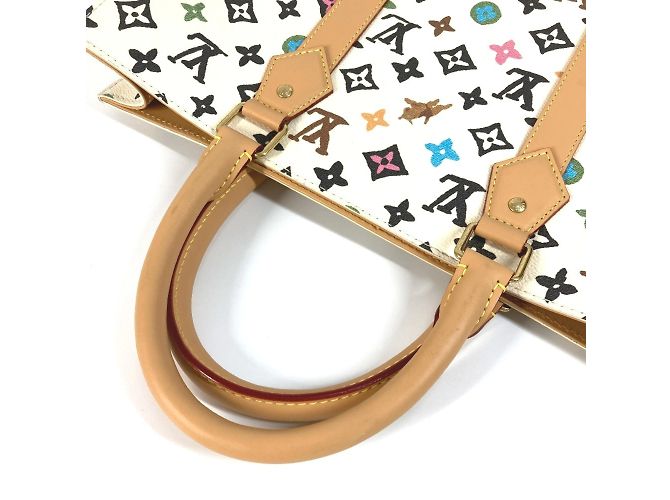 Borsa Tote Sac Plat Monogram Craggy Louis Vuitton Multicolore Beige - vista 9