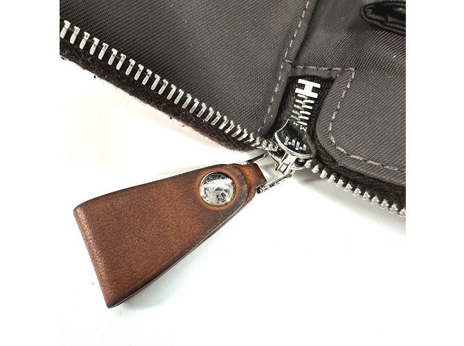 Billetera compacta PM Steeple de cuero Hermès Horse Naranja - vista 13