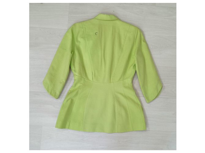 Thierry Mugler Hellgrüner Mugler-Blazer aus den 80ern - Ansicht 5