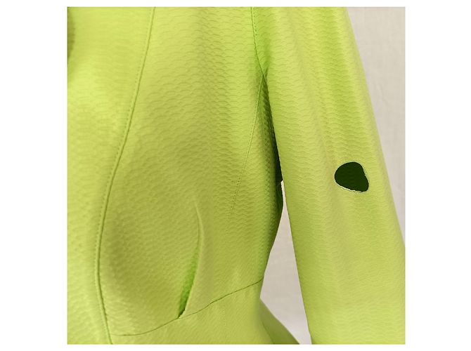 Thierry Mugler Hellgrüner Mugler-Blazer aus den 80ern - Ansicht 6