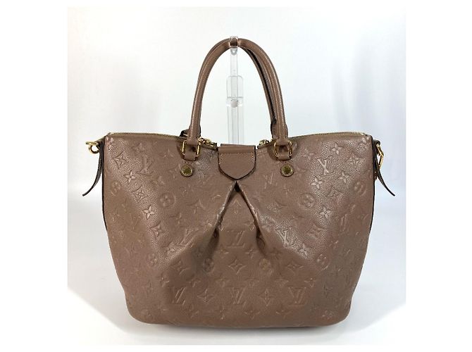 Borsa Motherine MM in Monogram Empreinte Louis Vuitton Beige - vista 2